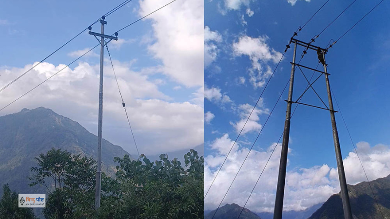 सङ्खुवासभाको विकट हटियामा पुग्यो राष्ट्रिय प्रसारण लाइनको विद्युत