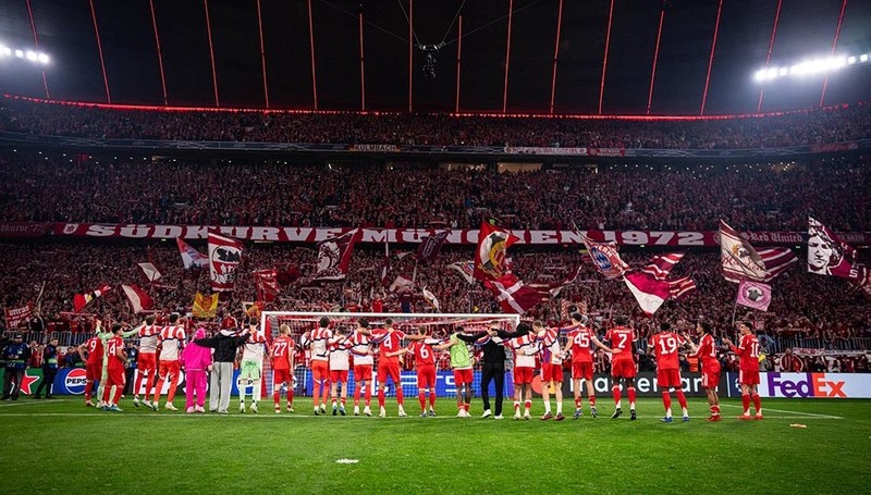 रियल म्याड्रिड च्याम्पियन्स लिगबाट बाहिरियो, बायर्न म्युनिख सेमिफाइनलमा